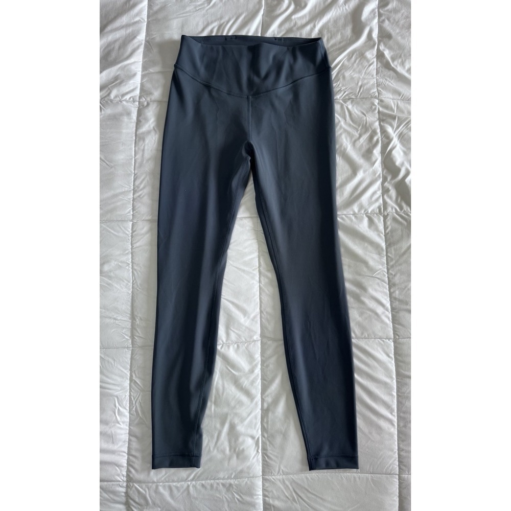 New Lululemon Wunder Under SmoothCover HR Size 10 Tight 28" Iron Blue NWOT